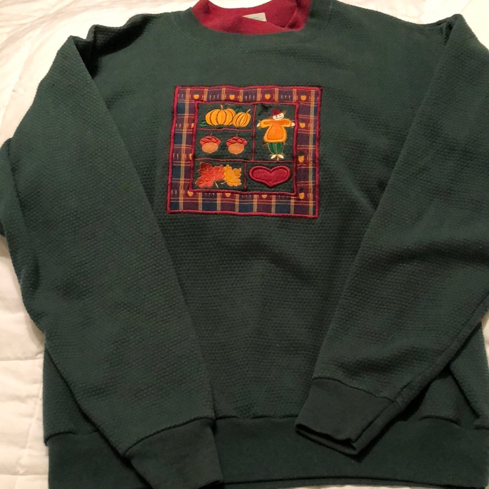 Fall/autumn crew neck sweater sz M